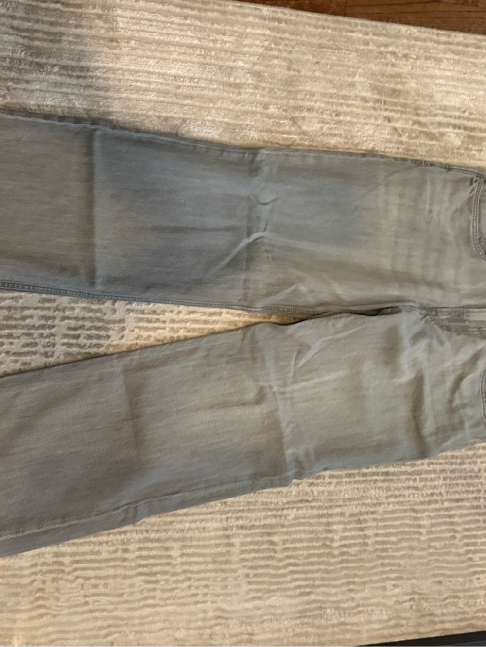 H&M Straight Loose Fit Light Gray Jeans